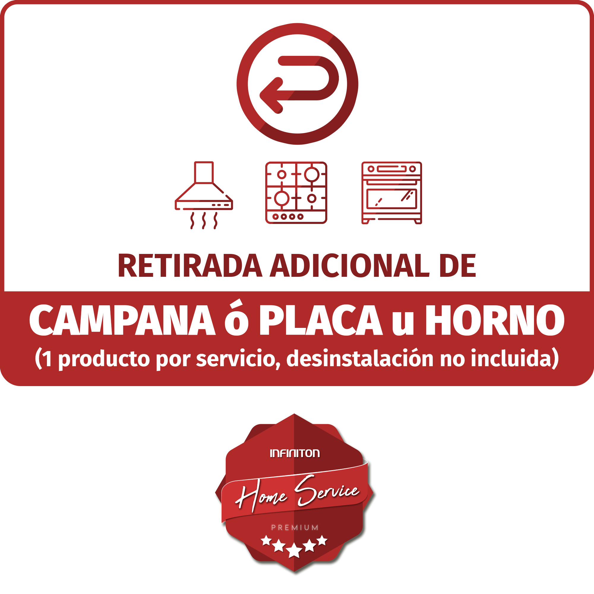 Retirada del antiguo (no incluye desinstalación)
